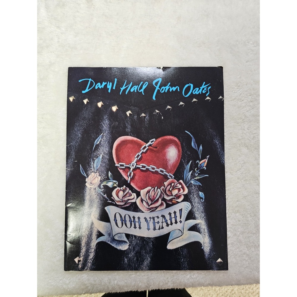 1988 Daryl Hall and John Oates Ooh Yeah World Tour Book Program